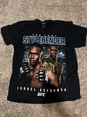 UFC Goat Crew Israel Adesanya The Last Stylebender Graphic T-Shirt